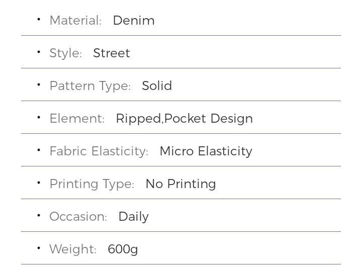 Ripped Plus Size Design Jeans